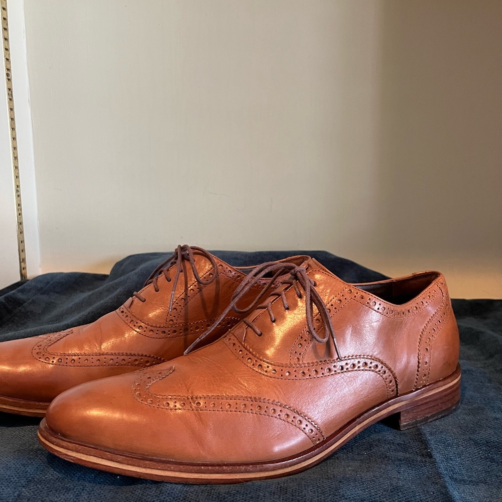 Cole Haan Modern Classics Wingtip Loafer size 11.5 in British Tan